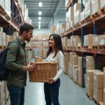 working with labeled products